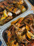 4Pc Grilled Blue Crab/3Snow Crab/12 Shrimp Package